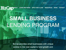 Tablet Screenshot of bizcap.org